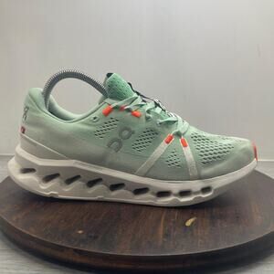 On Cloudsurfer Mint Green Orange Road Running Shoes Sneaker 3WD10441071 Womens 9